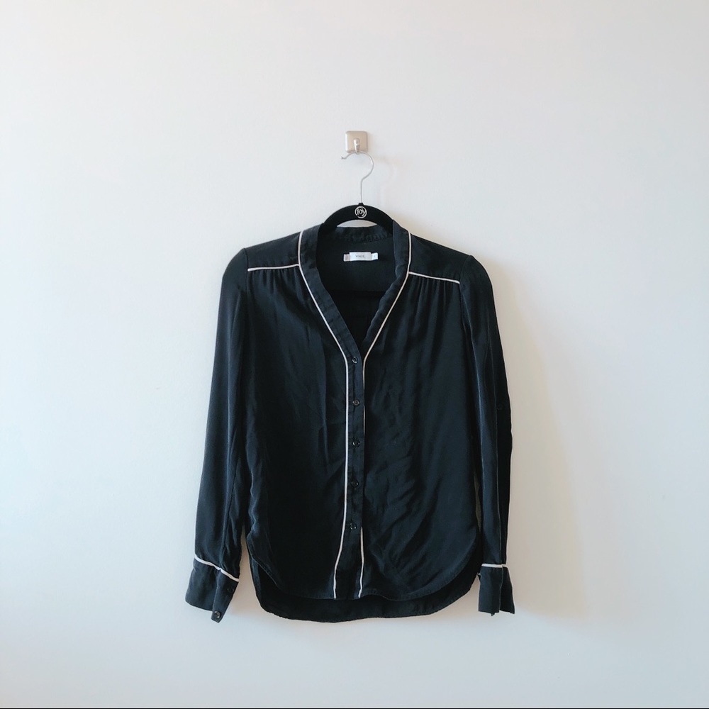 vince chiffon blouse 【xs】
